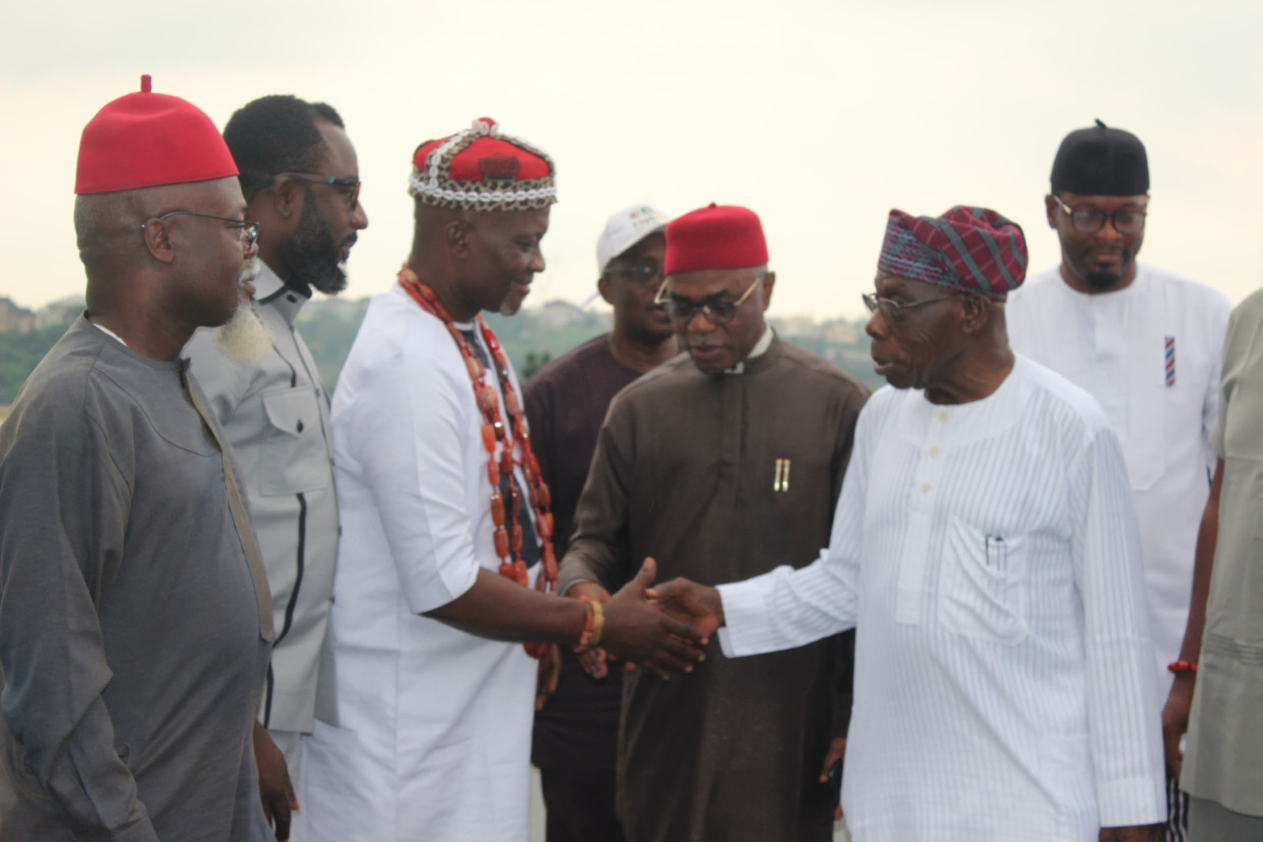 Ndigboamaka official visit to the former President, Olusegun Obasanjo